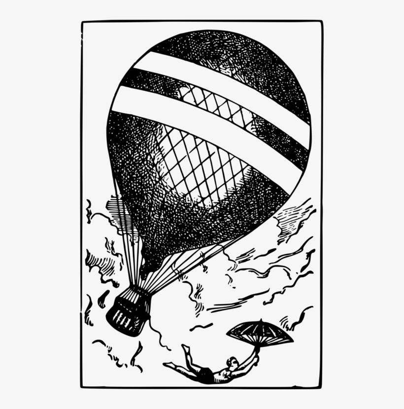 Love Is In The Air Hot Air Balloon Flight - Clip Art, transparent png #285764