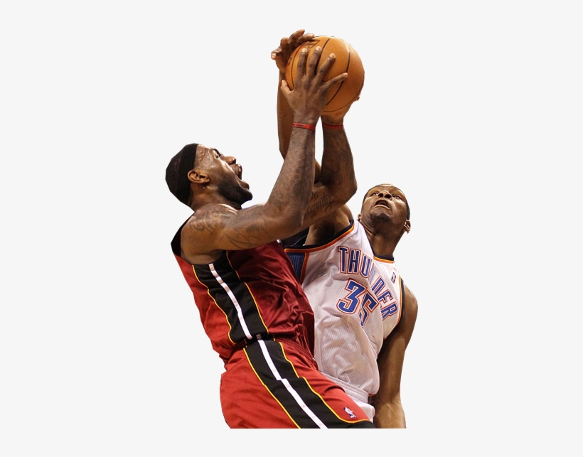 Lebron James Kevin Durant - Kevin Durant Dunking Transparent, transparent png #285798