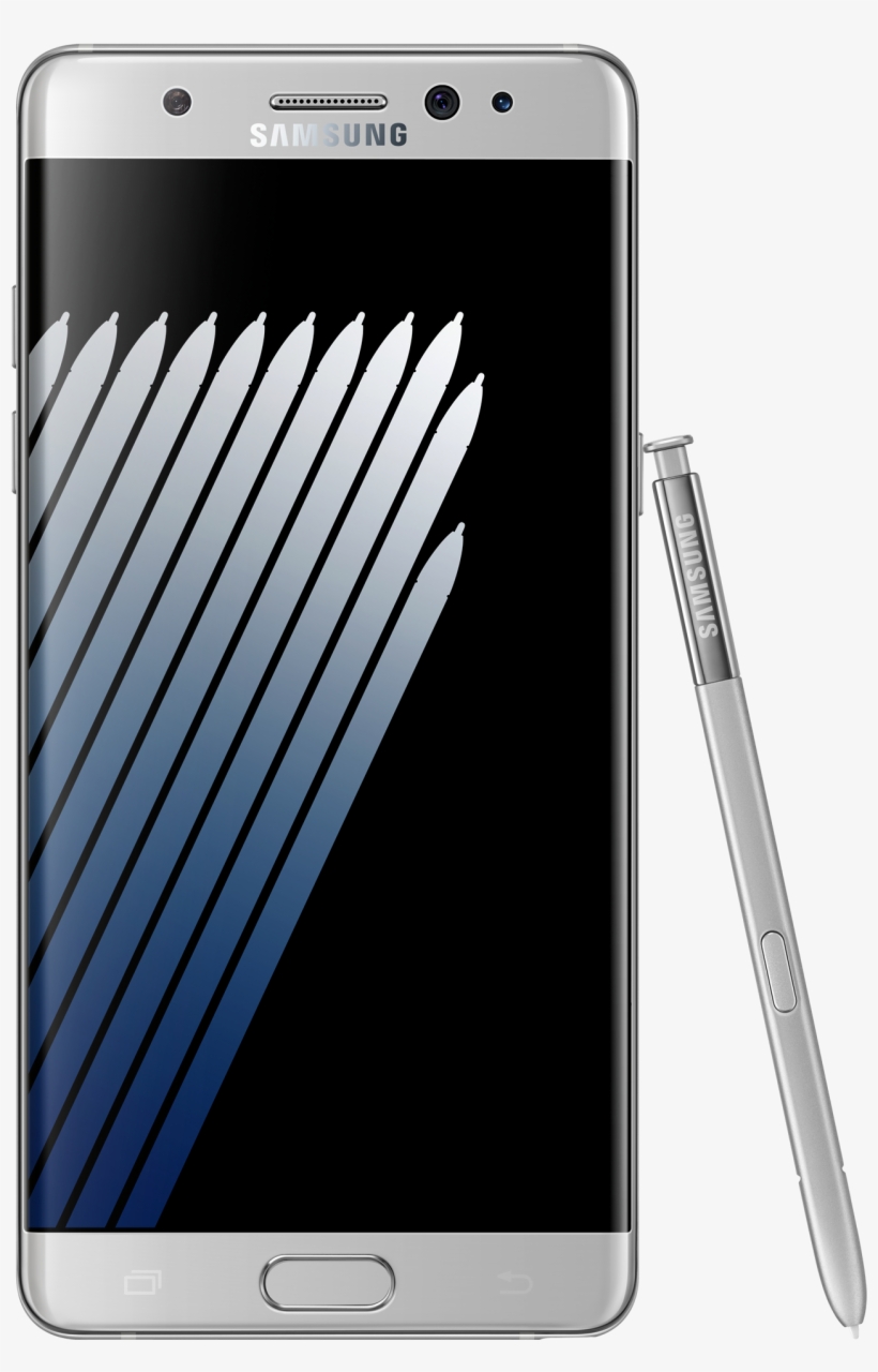 01 Galaxy Note7 Silver - Samsung Galaxy Note Fe Silver, transparent png #285921