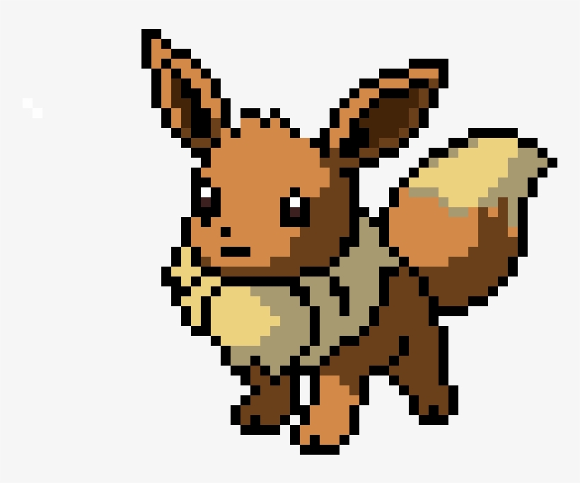 Eevee - Pixel Art Pokemon Eevee, transparent png #285975