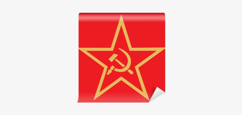 Soviet Union Red Star Wall Mural • Pixers® • We Live - Satan Star, transparent png #286070