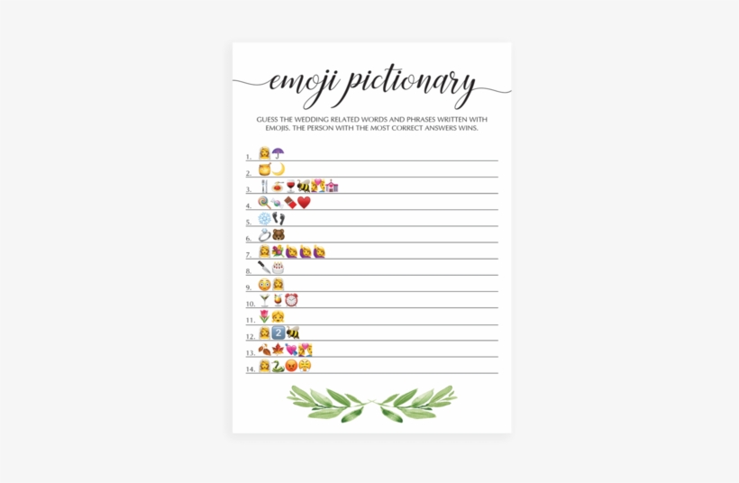 €3 - - Wedding Emoji Pictionary Png, transparent png #286092