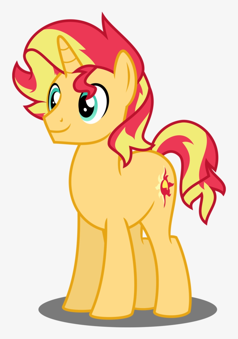 Clip Art Free Library Sunset As A Dude By Orin On - Sunset Shimmer Colt Version, transparent png #286161