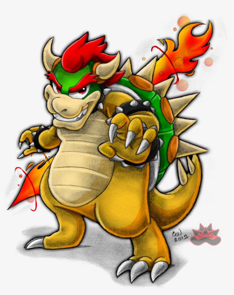 Bowser Digital Image Super Mario Bros. Fan Art .PNG file