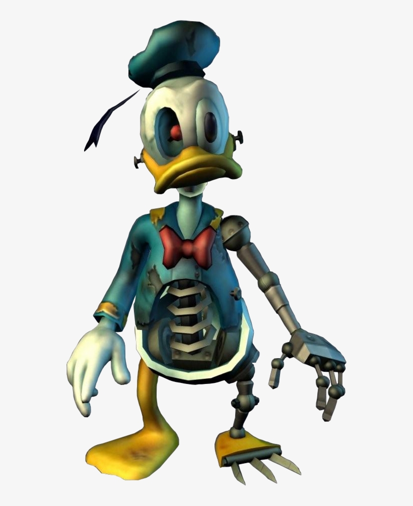Animatronic Donald - Donald Epic Mickey, transparent png #286306