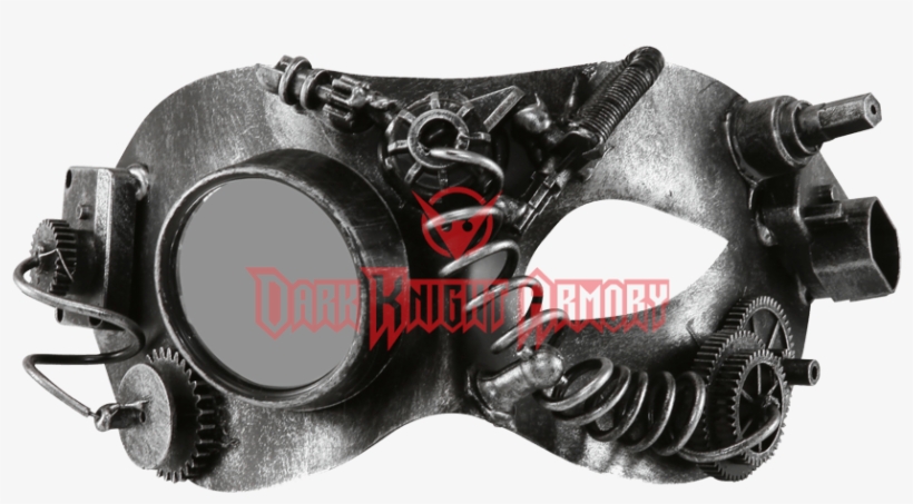 New! Vintage Monocle Halloween Steampunk Mask With, transparent png #286349