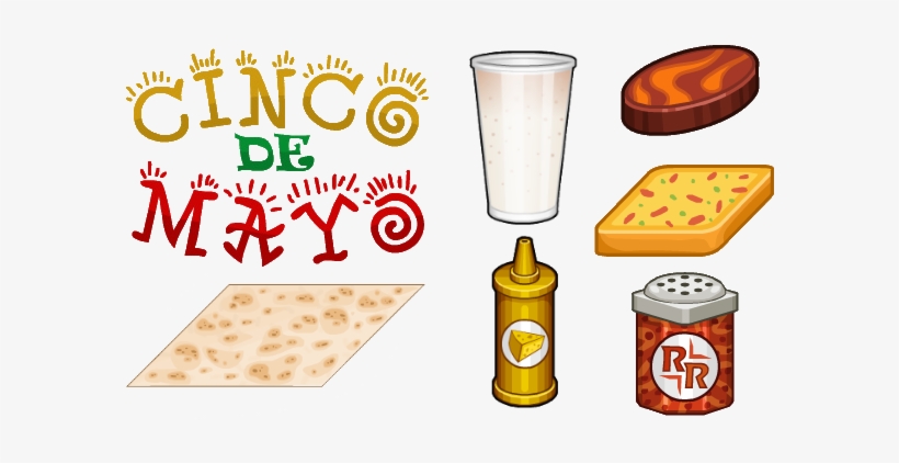 Cinco De Mayo Ingredients Sushiria - Cinco De Mayo Sushiria, transparent png #286460