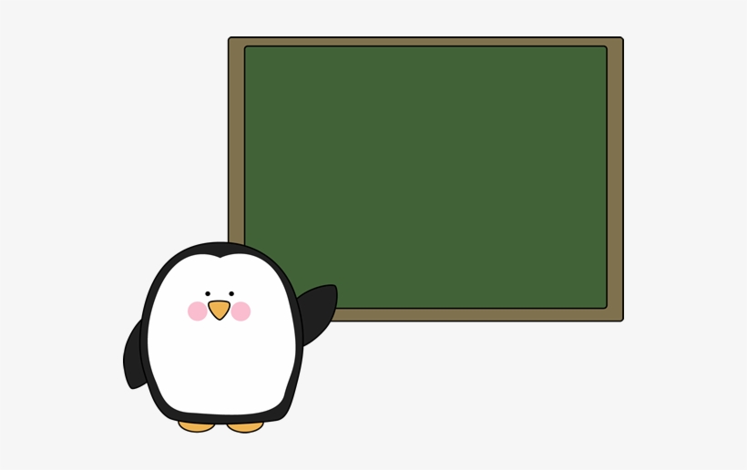 Owl Clipart Chalkboard - Penguin Teacher Clipart, transparent png #286462