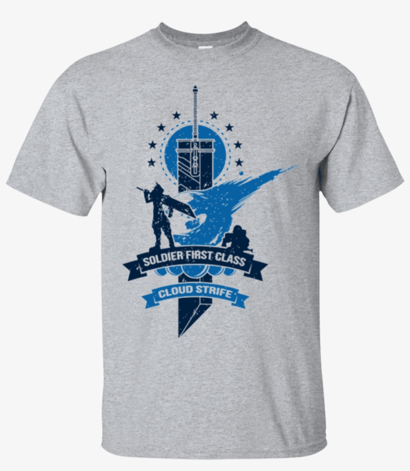 Cloud Strife White T-shirt - Mother Teresa Of Calcutta---sky Blue T Shirt All Sizes, transparent png #286658