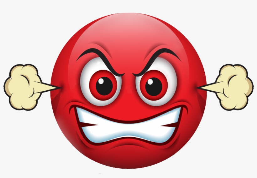 Emoji Png Angry - Outraged Emoji, transparent png #286770