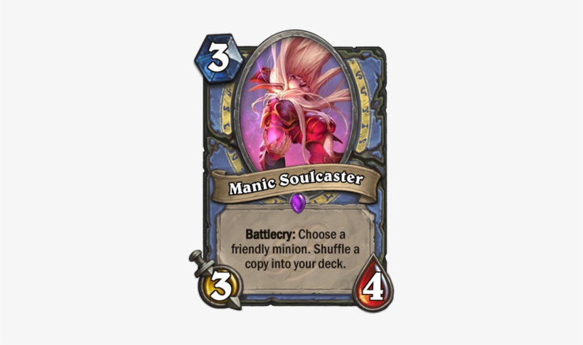 Manicsoulcaster - Solia Hearthstone, transparent png #286802