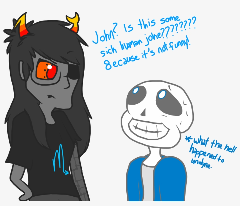 Image Royalty Free Stock When Meets Homestuck By Snowflakephan - Undertale Meets Homestuck, transparent png #286958