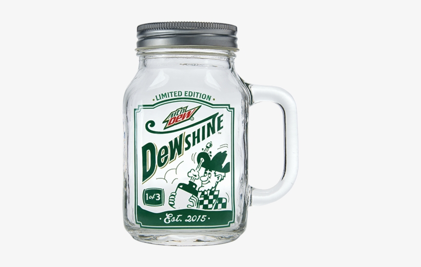 Mtn Dew Shine Jar - Mountain Dew Throwback By Pepsi-cola Mountain Dew Throwback, transparent png #287279