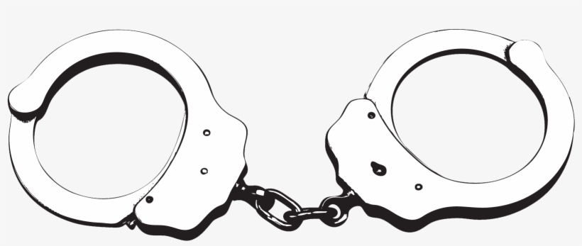 Handcuffs Svg Easy Drawing Jpg Library Library - Handcuffs, transparent png #287716