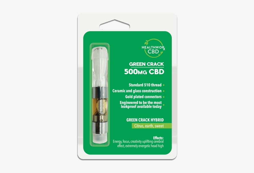 500mg Green Crack Cbd Vape Cart - Fluorescent Lamp, transparent png #287755