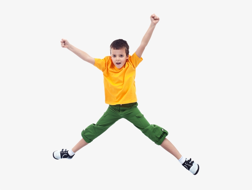 Image Black And White Child Children Png Sticker Share - Child Jumping, transparent png #287761