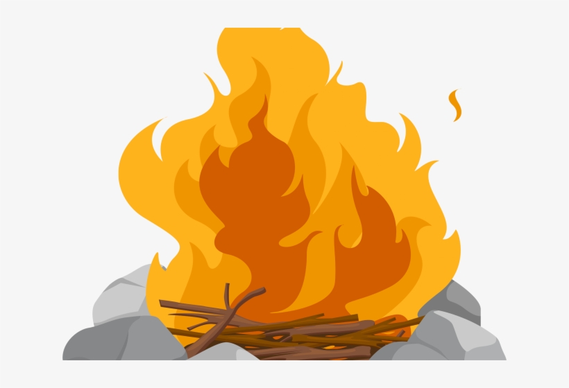Camp Free On Dumielauxepices Net Background - Campfire Vector, transparent png #288003