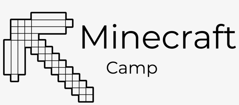 Gorham Minecraft Summer Camp Minecraft Logo Black, transparent png #288323