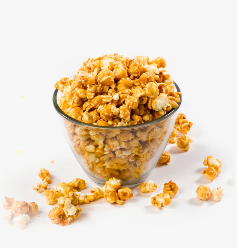Caramel Popcorn Png Image Background - Popcorn, transparent png #288464