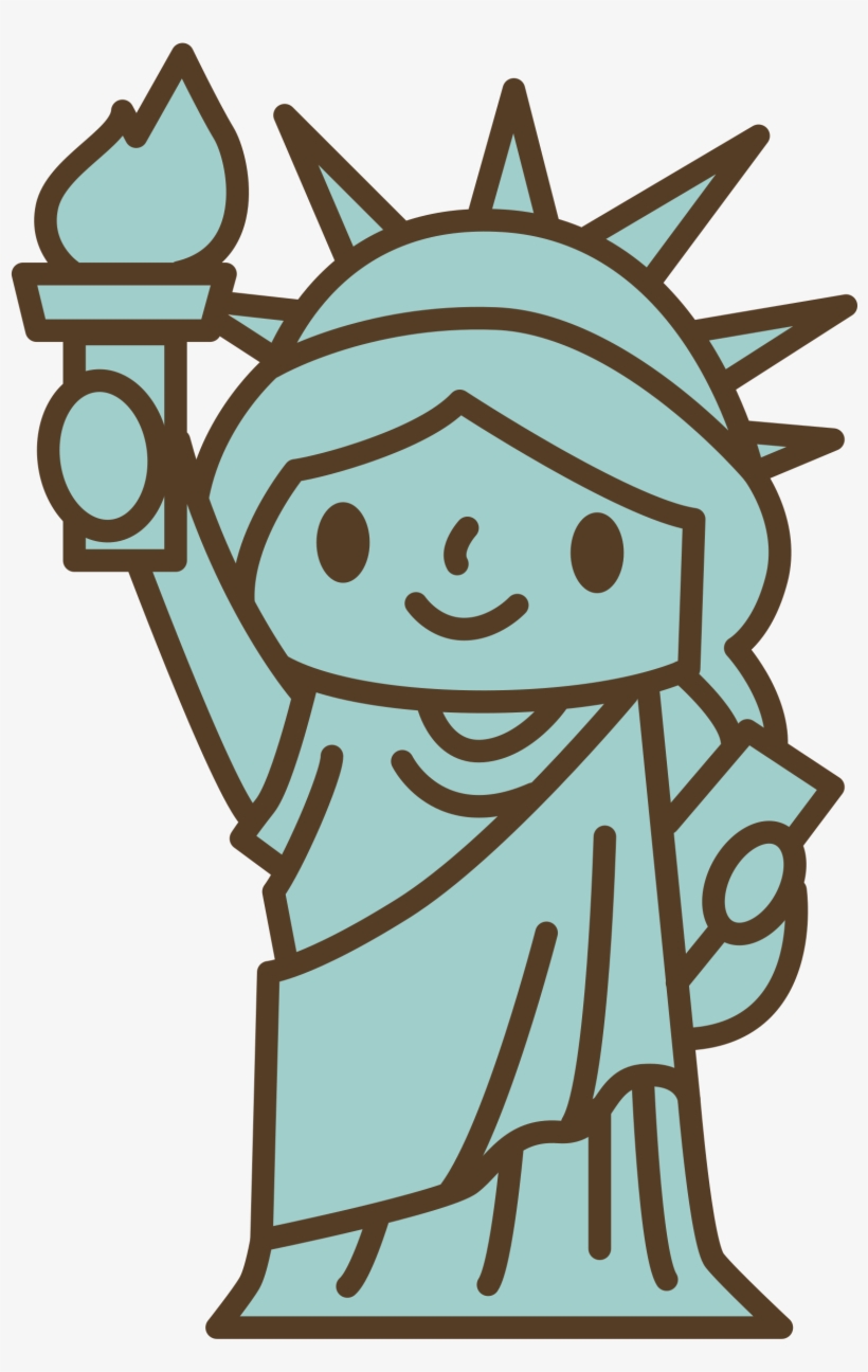 Big Image - Dibujos De La Estatua De La Libertad, transparent png #288978