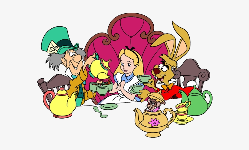 Alice In Wonderland Clipart Dormouse - Mad Hatter Tea ...
