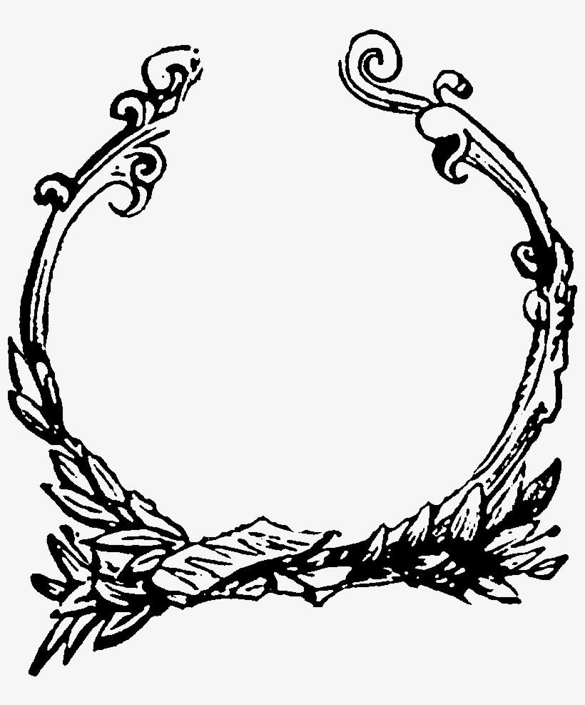 Digital Decorative Circle Frame Image Downloads - Frame Designs For Book, transparent png #289138