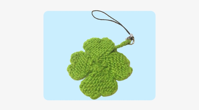 Free Four Leaf Clover Knitting Pattern, Video Tutorials - Locket, transparent png #289170