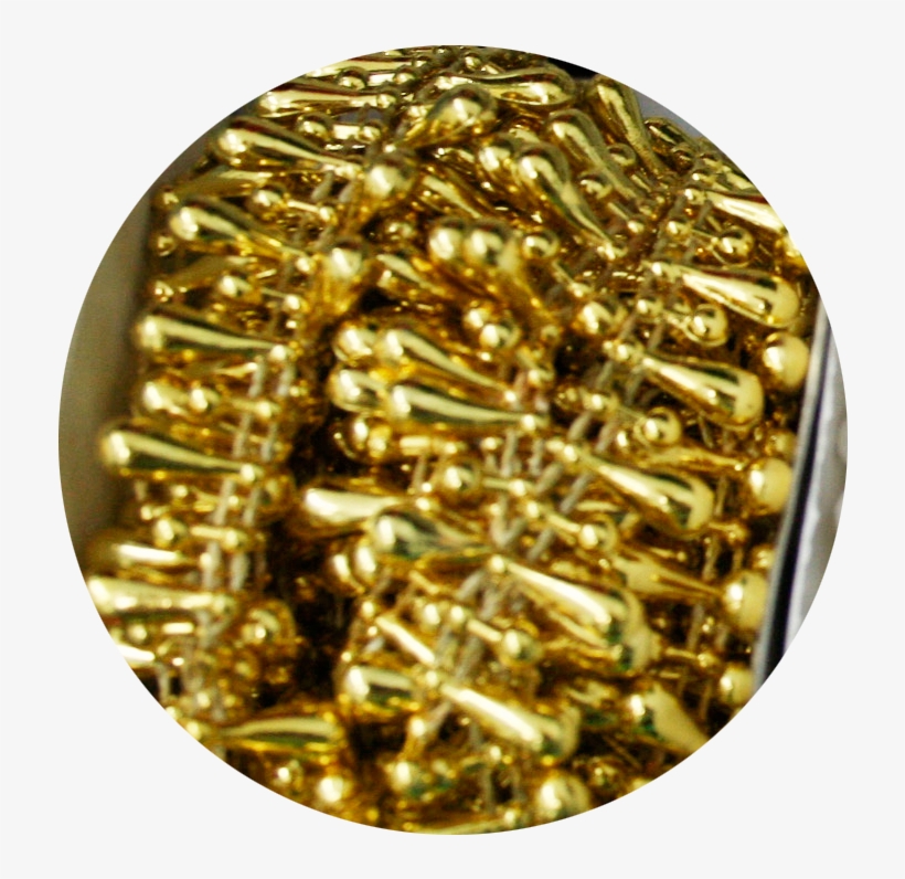 Teardrop Faux Pearl Trim Bead Accent Gold - Circle, transparent png #289396