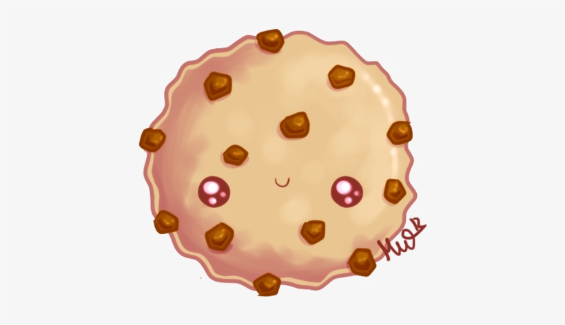Milk And Cookies Sweets Clipart Clip Art Milk Biscuits - Anime Kawaii Cookie, transparent png #289599