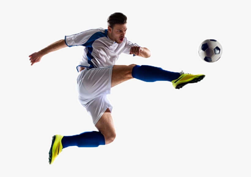 Footballer - Soccer Player Kick Png, transparent png #289815