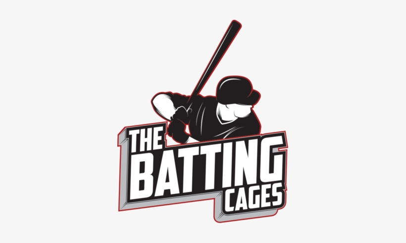 Baseball Bat Clipart Batting Cage - Batting Cages Logo, transparent png #2800141