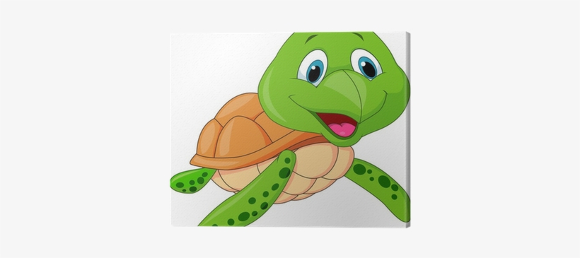 Swimming Turtle Clipart Cute, transparent png #2800378