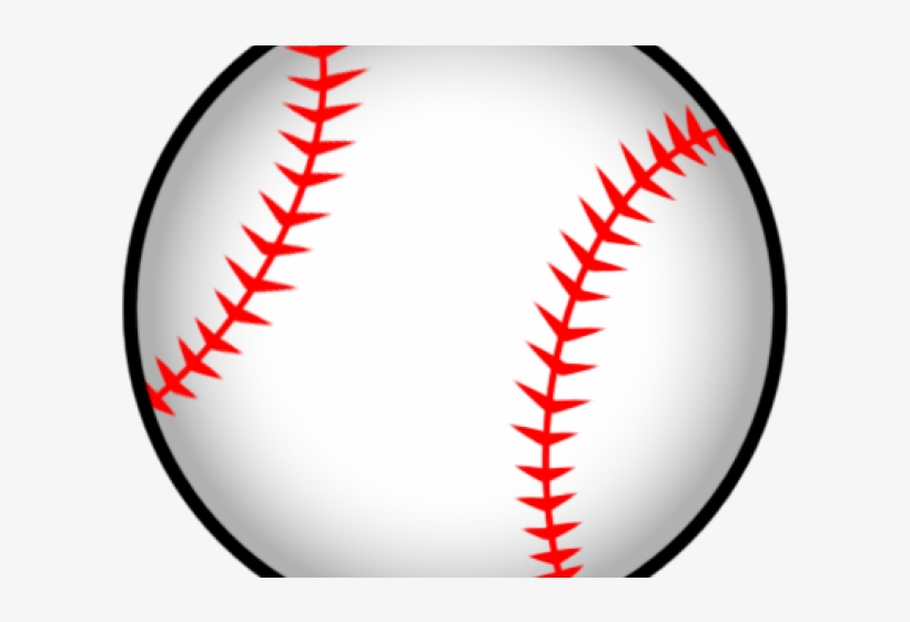 Ball Clipart Baseball Bat - Baseball With Blue Background, transparent png #2800386