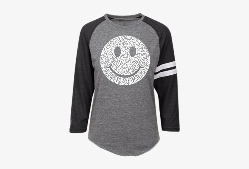 White Smiley Face Heathered Vintage T-shirt - Fight Like A Lyme Warrior Heathered Vintage Shirt, transparent png #2800487