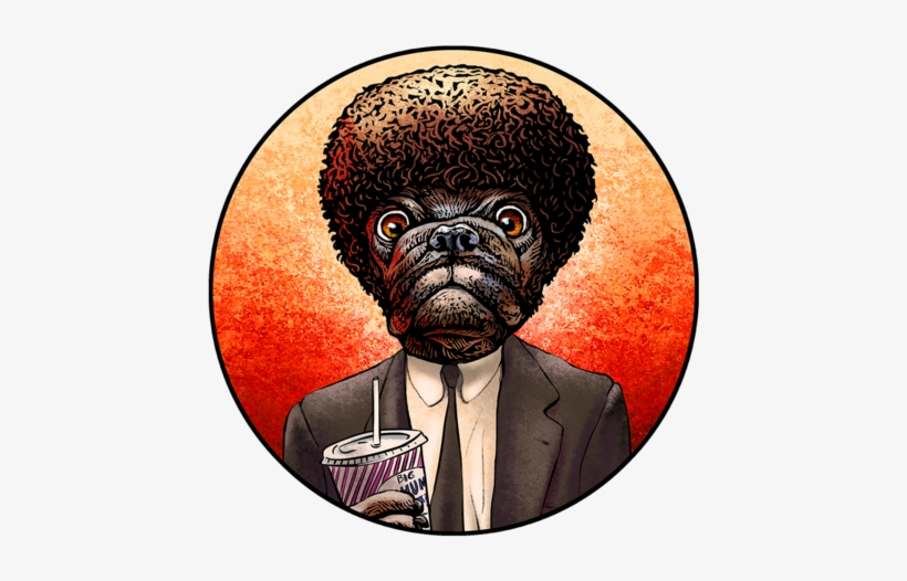 Samuel Pug Jackson - Illustration, transparent png #2800510
