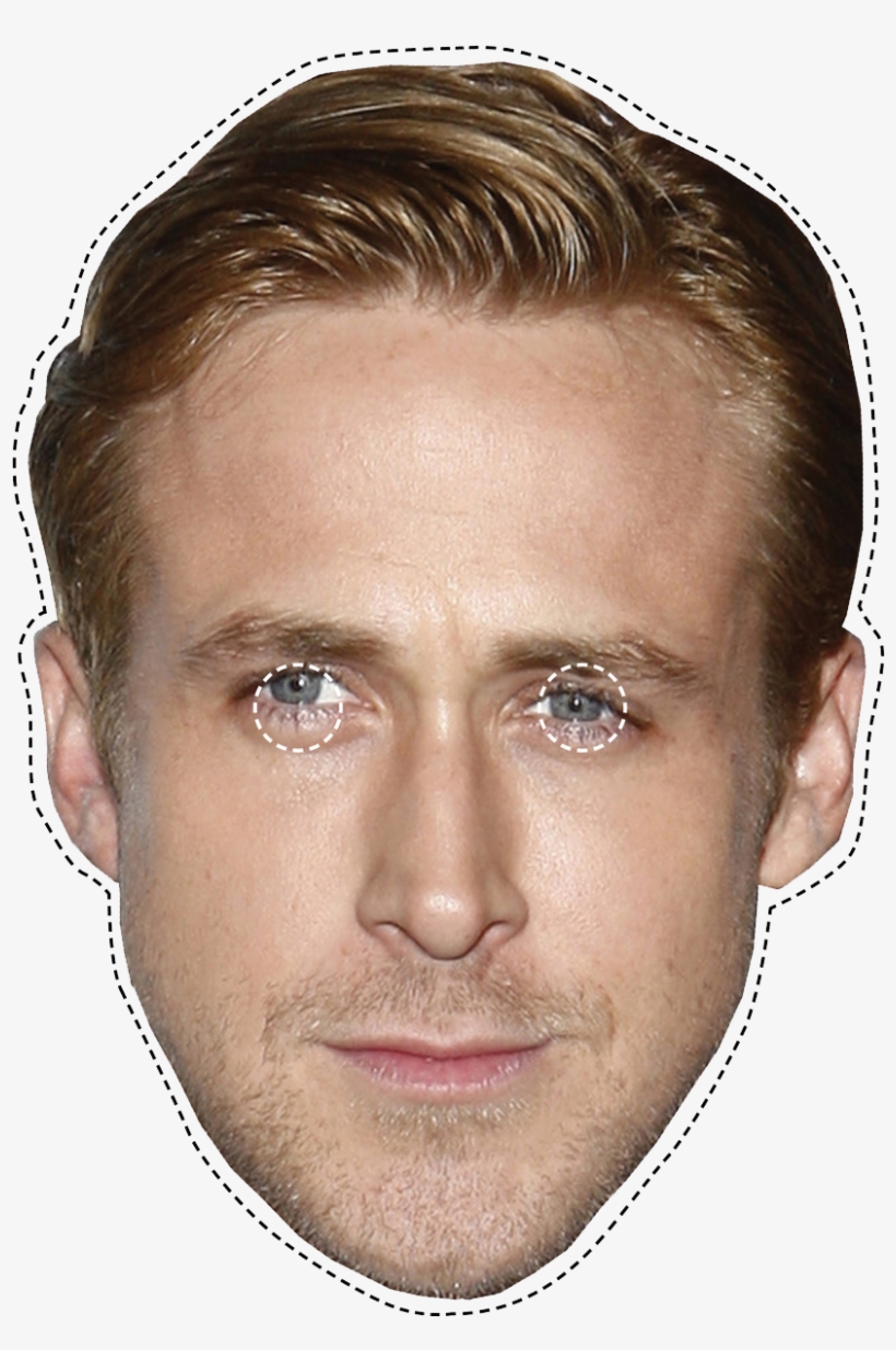 Ryan Gosling Png Pic - Ryan Gosling Face Mask, transparent png #2800659