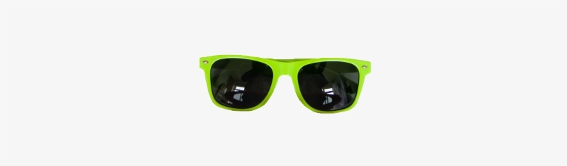 Óculos Básico - Verde Flúor - Png - Plastic, transparent png #2801287