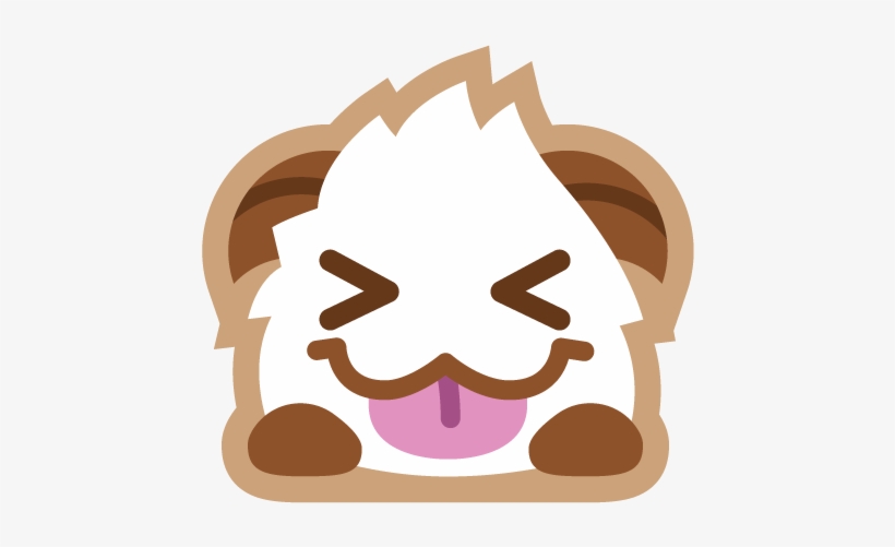 Poro Sticker Tongue - Emojis League Of Legends, transparent png #2801795