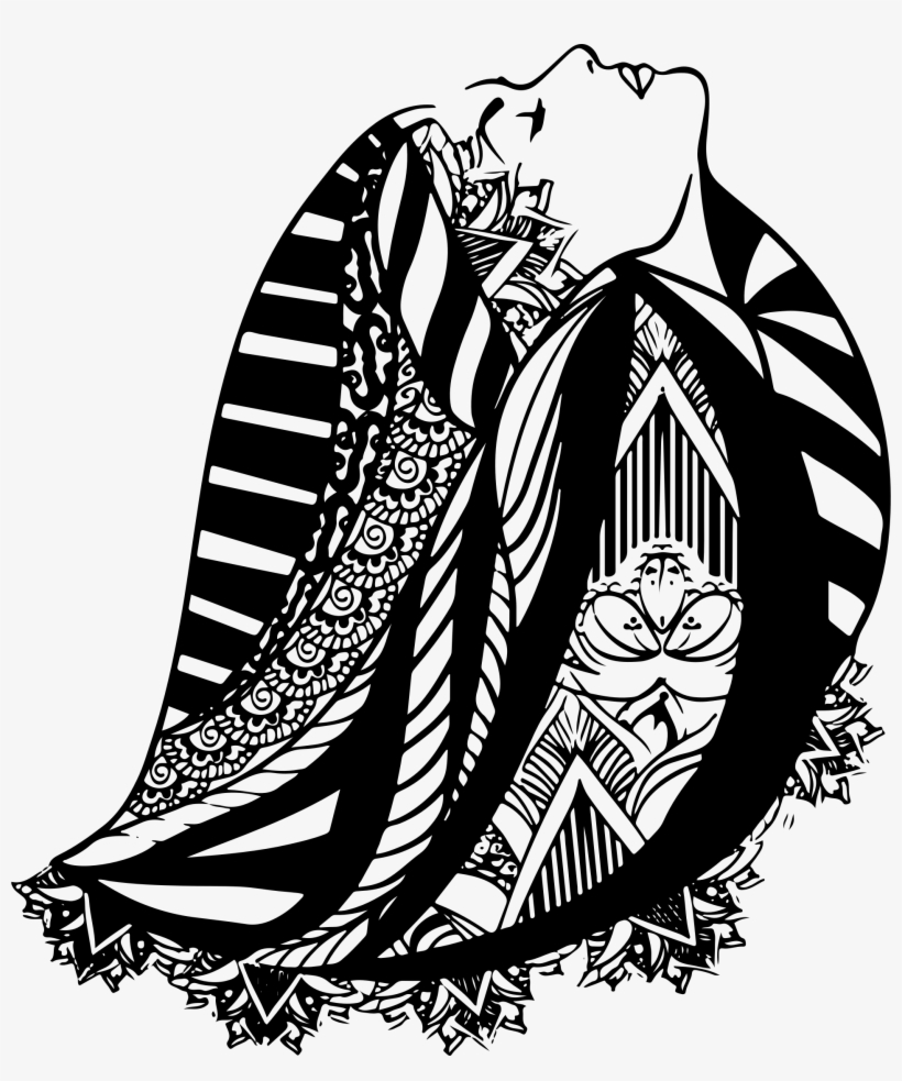 This Free Icons Png Design Of Woman With Detailed Hair, transparent png #2801838