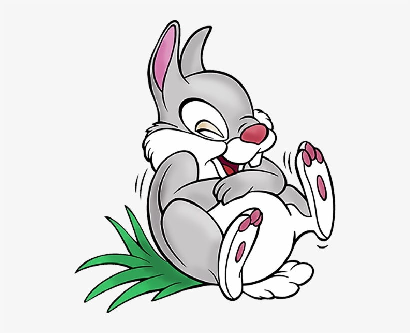 Bambi Clip Art Page - Laughing Bunny Clipart, transparent png #2801939