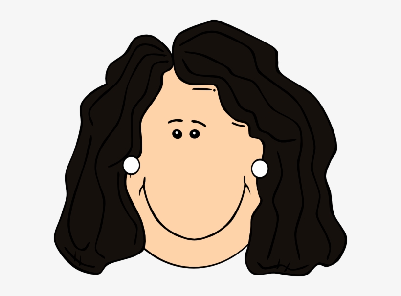 black hair clipart