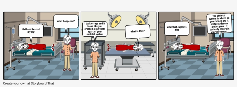 Skeletal System - Cartoon, transparent png #2802223