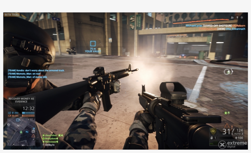 Battlefield Hardline Xbox 360 Extreme Digital - Video Game, transparent png #2802709
