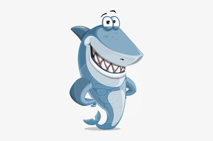 Sharko Polo Sharko Polo - Shark Cartoon Character, transparent png #2802933