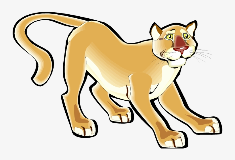 Image Result For Cougar Clipart - Free Puma Clipart, transparent png #2803157