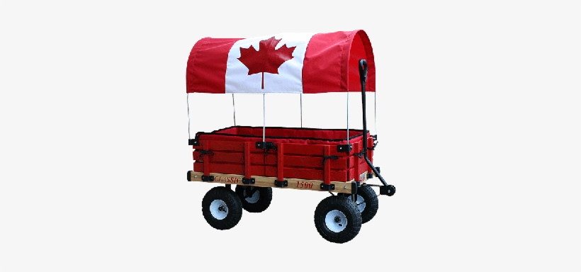 Wooden Canada Covered Wagon - Millside Industries Classic Canada Kids Wagon, transparent png #2803539