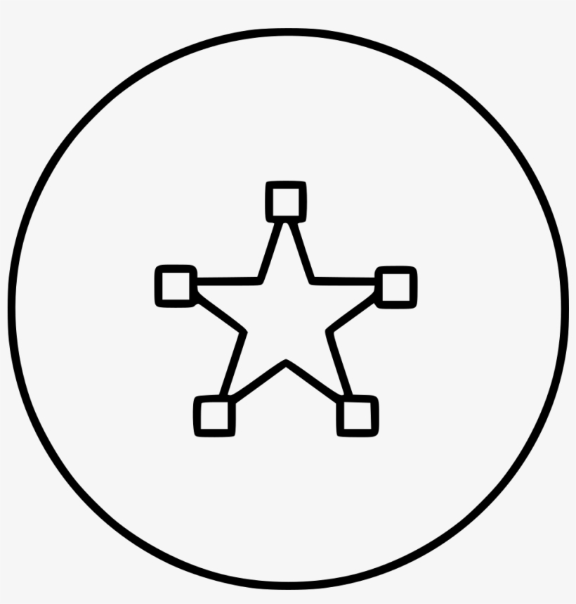 Star Create Creative Design Draw Strokes Comments - Sheriff Badge Clipart, transparent png #2803878