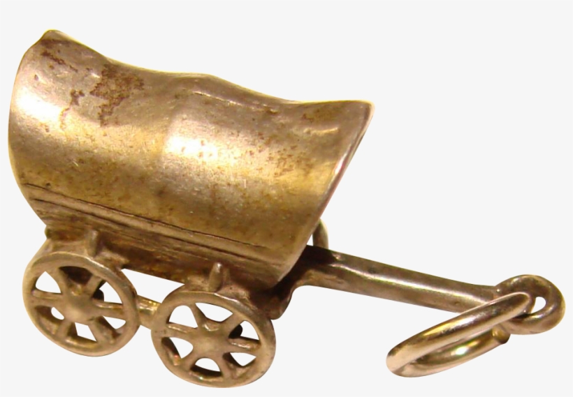 Vintage Jewelry Under $25 Yes Please - Awesome Sterling Covered Wagon Vintage Charm, transparent png #2804013