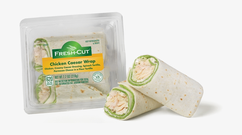 Chicken Caesar Wrap - Wrap, transparent png #2804060