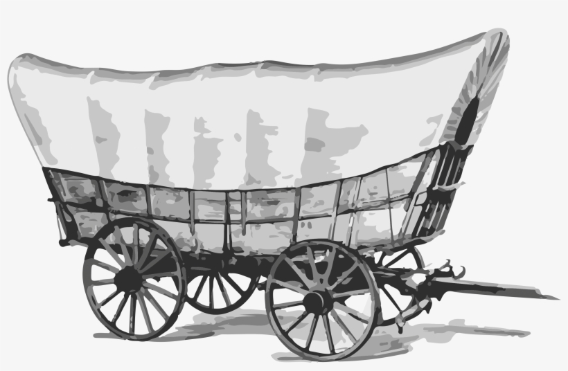 Drawing Of A Covered Wagon - Covered Wagon, transparent png #2804084